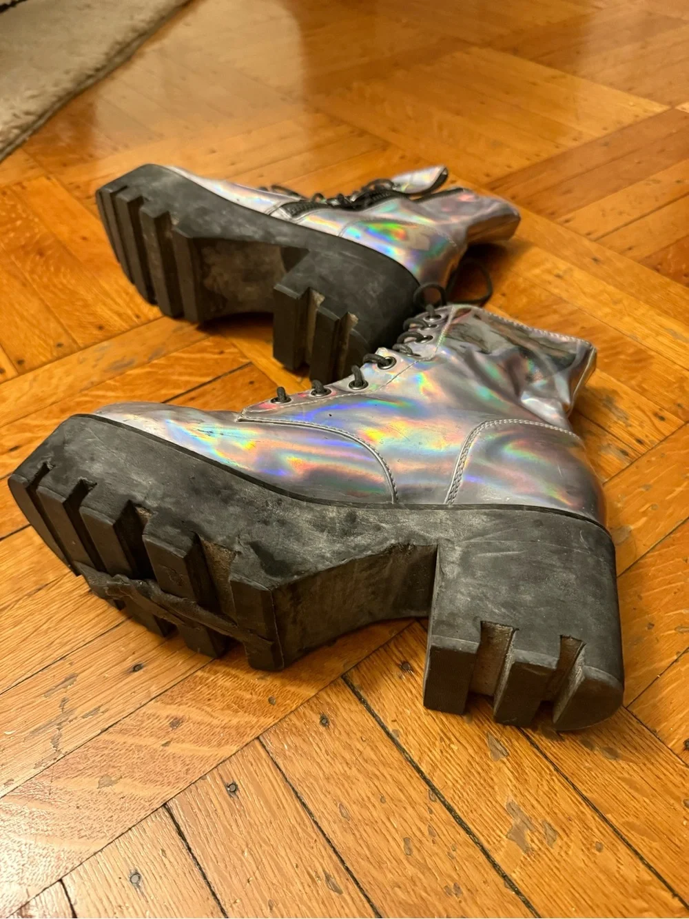 Current Mood iridescent holographic